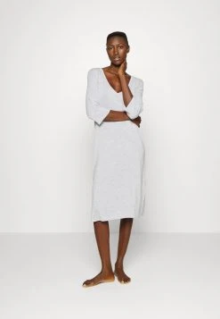Anna Field MIDI NIGHTIE - Camisón - Light Grey, Mujer