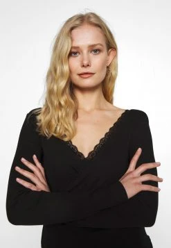 Anna Field Camiseta De Manga Larga - Black, Mujer -Anna Field Moda 0028a219b8b74568a76b6574379496b9