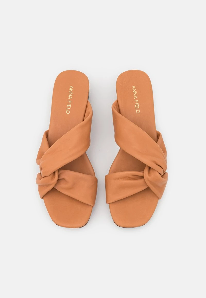 Anna Field LEATHER - Zuecos - Cognac, Mujer 8 Anna Field LEATHER - Zuecos - Cognac, Mujer - Imagen 6