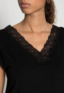 Anna Field Camiseta Básica - Black, Mujer -Anna Field Moda 00e16005348844dfa71eddd43dcbdfaa