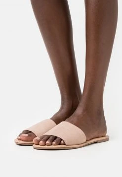 Anna Field 2 PACK - Sandalias Planas - Black/light Pink, Mujer