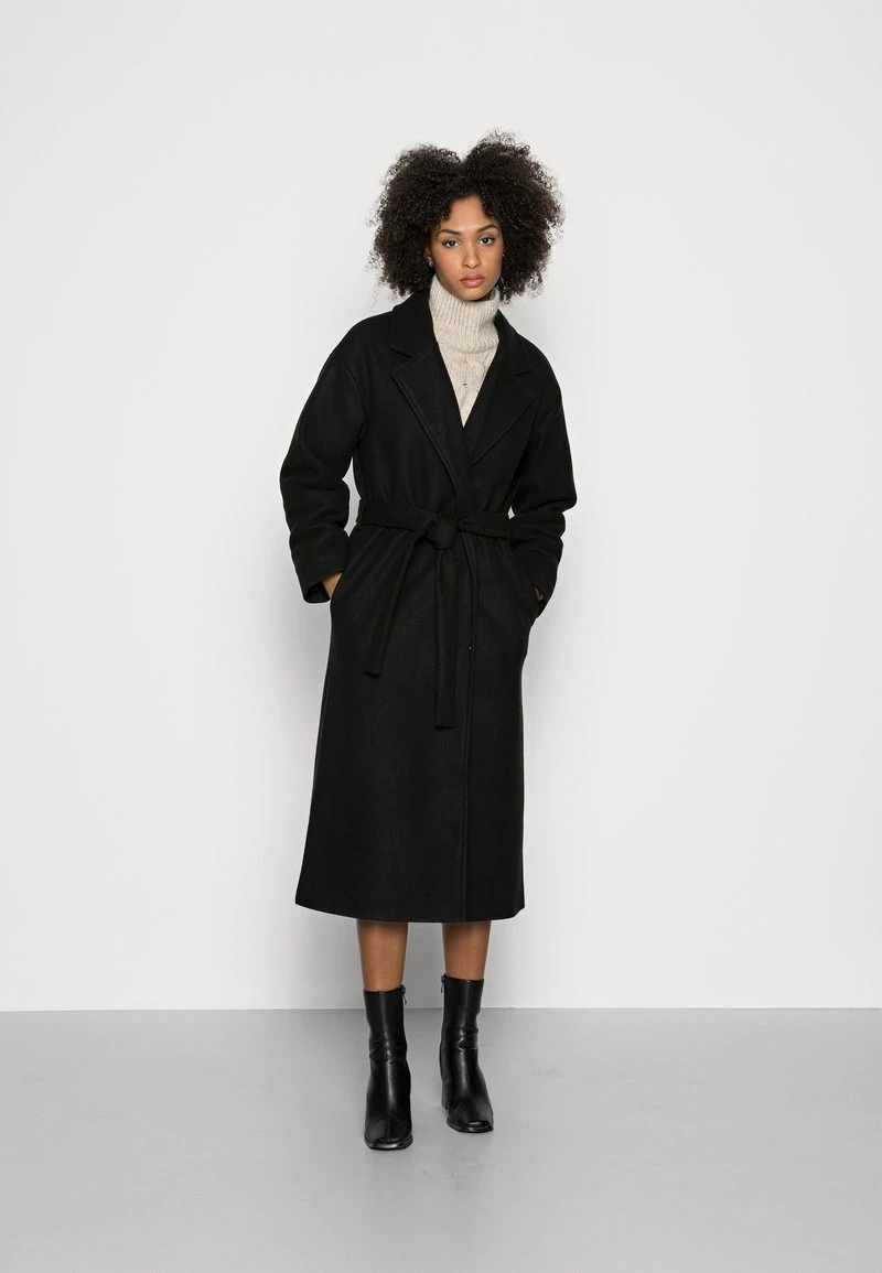 Anna Field BELTED COAT - Abrigo Clásico - Black, Mujer 3 Anna Field BELTED COAT - Abrigo Clásico - Black, Mujer