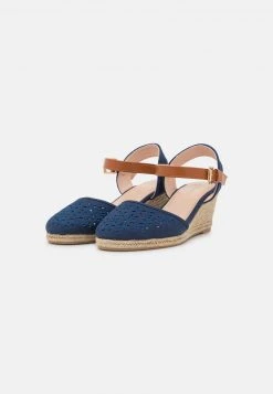Anna Field Sandalias De Cuña - Dark Blue, Mujer -Anna Field Moda 02dbd2500bd044cba0a5dbaf5748ccc7