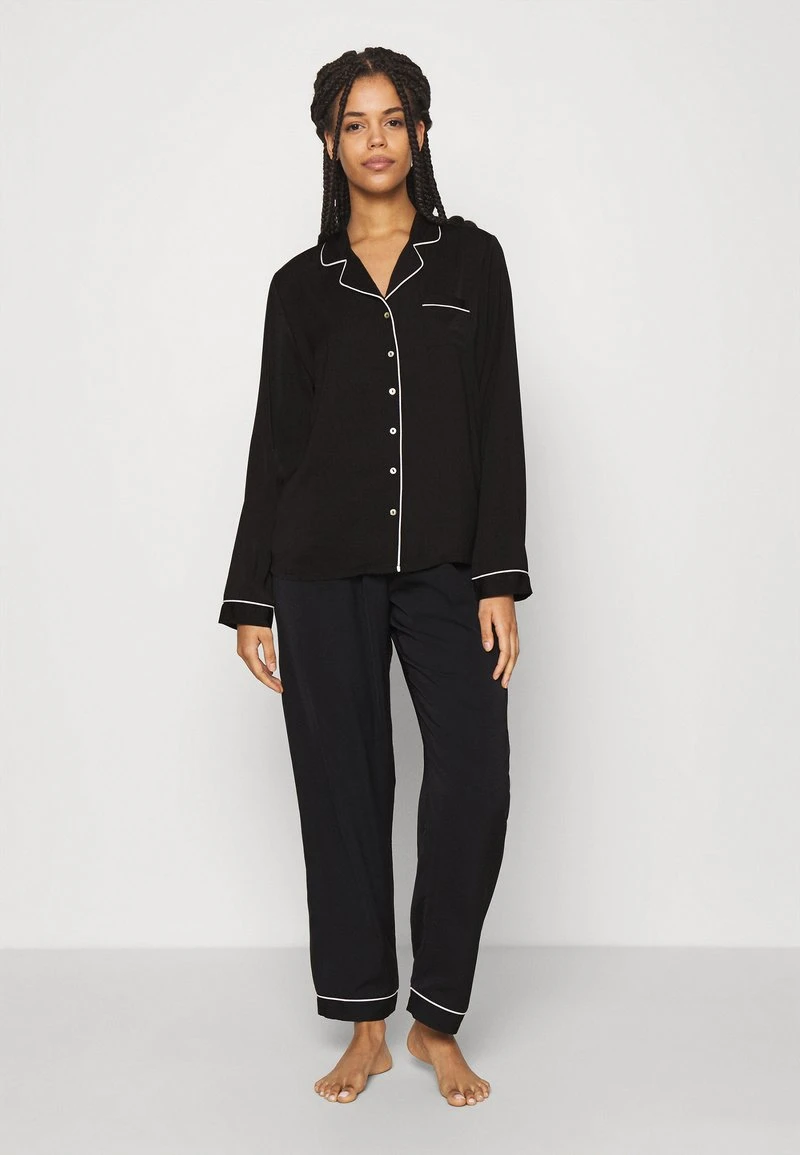 Anna Field AMANDA LONG PJ SET - Pijama - Black, Mujer 3 Anna Field AMANDA LONG PJ SET - Pijama - Black, Mujer