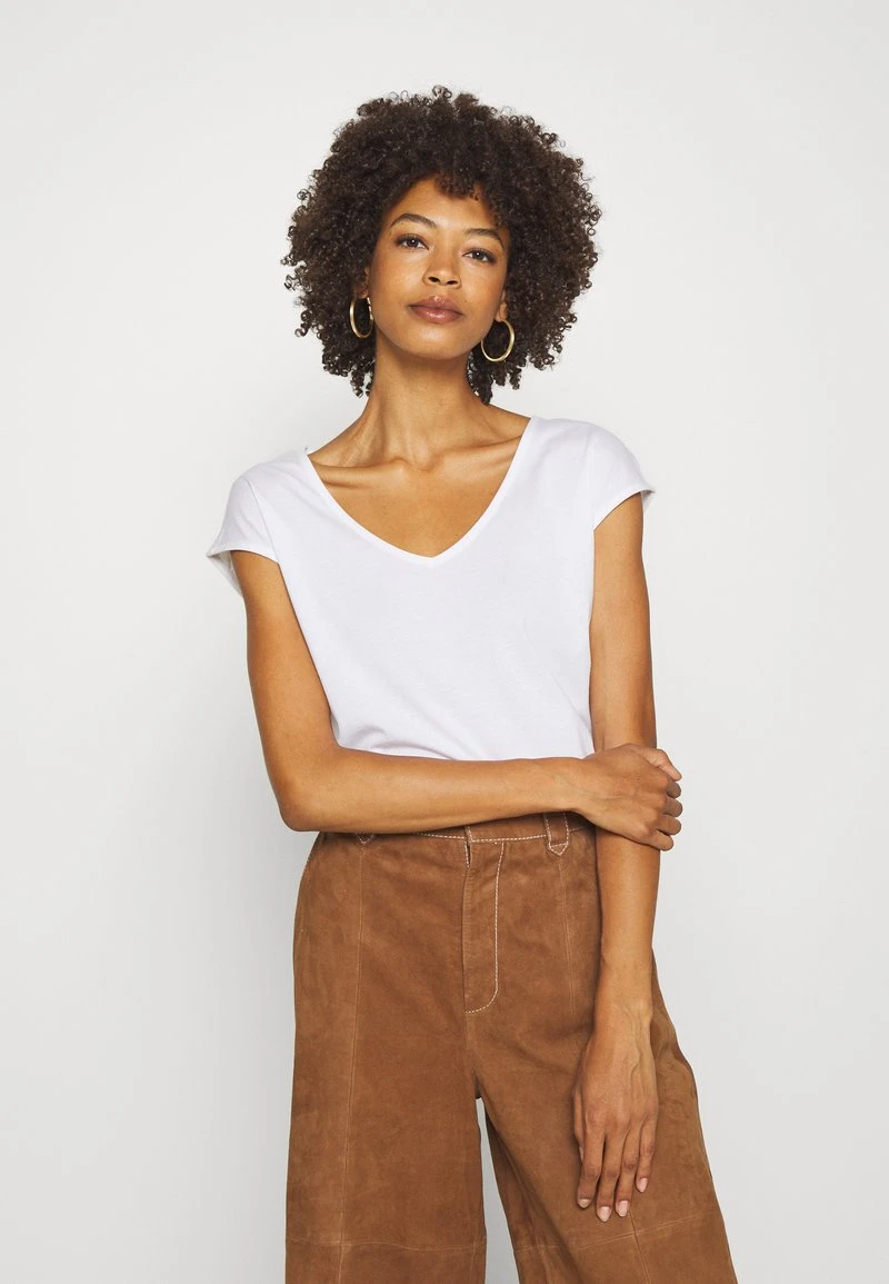 Anna Field 2 PACK - Camiseta Básica - White/white, Mujer 4 Anna Field 2 PACK - Camiseta Básica - White/white, Mujer - Imagen 2