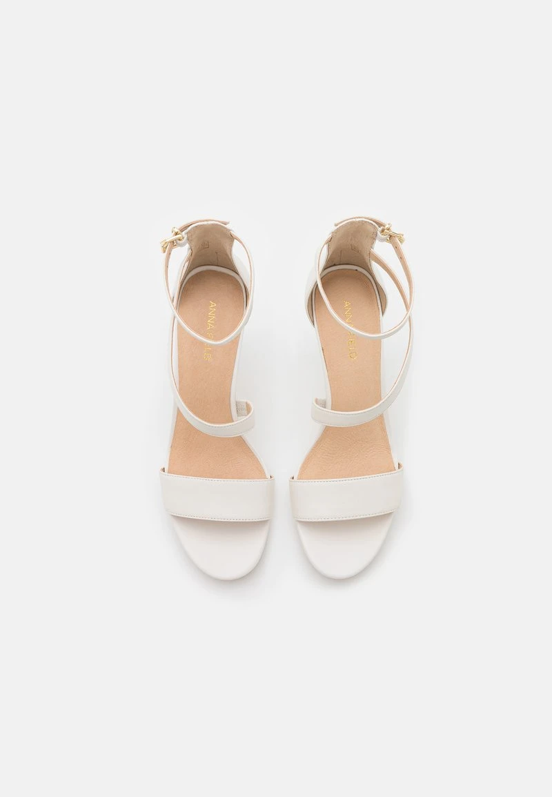 Anna Field LEATHER - Sandalias De Tacón - White, Mujer 7 Anna Field LEATHER - Sandalias De Tacón - White, Mujer - Imagen 5