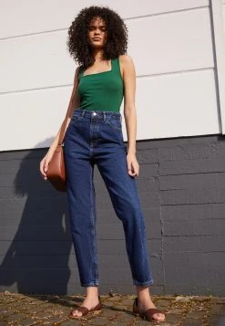 Anna Field Vaqueros Pitillo - Dark Blue Denim, Mujer