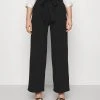 Anna Field Belted Wide Leg Trousers - Pantalones - Black, Mujer -Anna Field Moda 05a566a31faa432ba452c4db3faa68a4