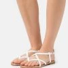 Anna Field Sandalias De Dedo - White, Mujer