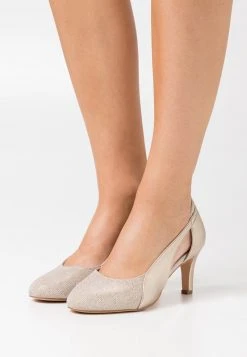 Anna Field Tacones - Gold, Mujer