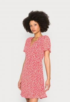 Anna Field Vestido Informal - Coral, Mujer