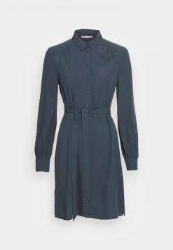 Anna Field WOVEN BLOUSE DRESS PLEATS BELT - Vestido Informal - Dark Blue, Mujer -Anna Field Moda 09b9f659a0144d4586d8df3e6b41fbe4