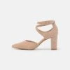 Anna Field LEATHER - Zapatos Altos - Beige, Mujer