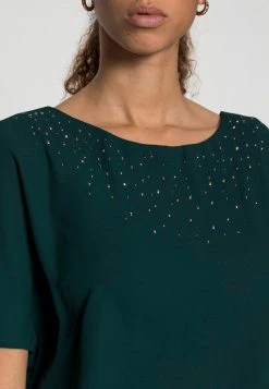 Anna Field Occasion Mini Bodycon Dress With Mesh Short Sleeves - Vestido De Cóctel - Dark Green, Mujer -Anna Field Moda 0f9e32ee4812487789ecf21d2b32bdfd