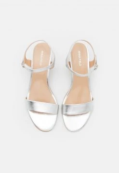 Anna Field LEATHER - Sandalias - Silver, Mujer -Anna Field Moda 0fb72c9439c74ebb9e1610b75faea9b9