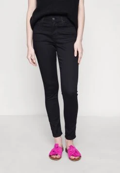 Anna Field Vaqueros Slim Fit - Black Denim, Mujer -Anna Field Moda 119ed660e0694687a1cf98887fb9ac37