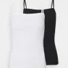 Anna Field 2 PACK - Top - Black/white, Mujer