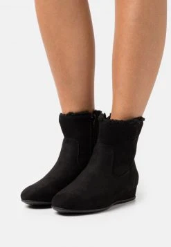 Anna Field WINTER BOOTIES - Botines - Black, Mujer