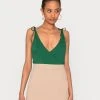 Anna Field Top - Dark Green, Mujer -Anna Field Moda 14ba4548284b45c9a73ed686a020876a