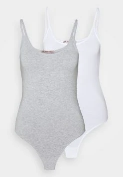 Anna Field 2PP STRING BODY - Body - White/mottled Light Grey, Mujer 18 Anna Field 2PP STRING BODY - Body - White/mottled Light Grey, Mujer -Anna Field Moda 160362de0ce344d78e17aa0218f77036