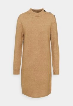 Anna Field Vestido De Punto - Mottled Dark Brown, Mujer -Anna Field Moda 16767474f3d74636b602888dbc250168