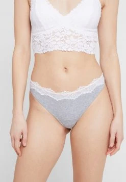 Anna Field CANDY 5 PACK THONG - COTTON/ LACE - Tanga - Grey/pink/white, Mujer -Anna Field Moda 16bfe2aab4ce475f8ab88e5f26471e60