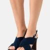 Anna Field LEATHER - Sandalias De Tacón - Dark Blue, Mujer -Anna Field Moda 1b2d69fb95b34ccd9b881b60d958b896