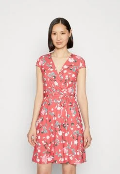 Anna Field Vestido Ligero - Red/multi-coloured, Mujer