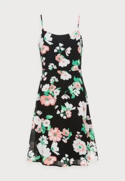 Anna Field STRAPPA FIT AND FLARE - Vestido Informal - Black/pink, Mujer -Anna Field Moda 1bdfd61b987e4d01a30f85e893676edb