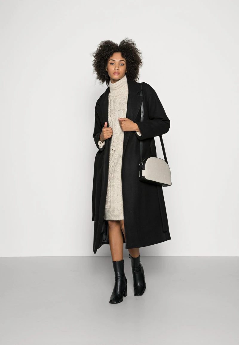 Anna Field BELTED COAT - Abrigo Clásico - Black, Mujer 4 Anna Field BELTED COAT - Abrigo Clásico - Black, Mujer - Imagen 2