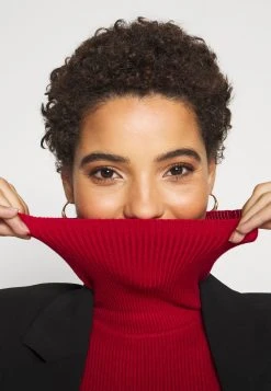 Anna Field TURTLE NECK - Jersey De Punto - Red, Mujer -Anna Field Moda 1d6a9f4fd3e447a0866050ff5ebbf45b