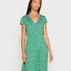 Anna Field Vestido Ligero - Green/white, Mujer