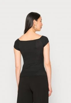 Anna Field GATHERED BUST ROMANTIC TOP - Camiseta Básica - Black, Mujer 9 Anna Field GATHERED BUST ROMANTIC TOP - Camiseta Básica - Black, Mujer -Anna Field Moda 1f401d527e8049afaed84a93f50e87b9