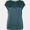 Anna Field Camiseta Básica - Dark Green, Mujer