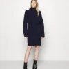 Anna Field Vestido De Punto - Dark Blue, Mujer