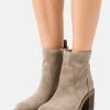 Anna Field LEATHER - Botines - Taupe, Mujer