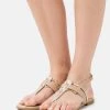 Anna Field Sandalias De Dedo - Gold, Mujer
