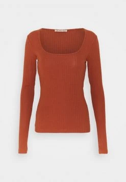 Anna Field Camiseta De Manga Larga - Brown, Mujer -Anna Field Moda 25142f655ee940abb59c18f08017c36d