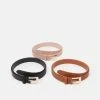 Anna Field 3 PACK - Cinturón - Black/cognac/pink, Mujer -Anna Field Moda 262963ffe68d4cd9bf15ce9d981d1269