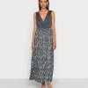 Anna Field Vestido Largo - Dark Blue/multi-coloured, Mujer