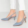 Anna Field Tacones - Blue, Mujer