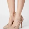 Anna Field LEATHER - Zapatos Altos - Beige, Mujer