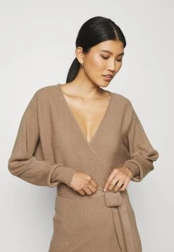 Anna Field Vestido De Punto - Mottled Dark Brown, Mujer -Anna Field Moda 27db7f707a9940b1be9c5157da6ab7ae