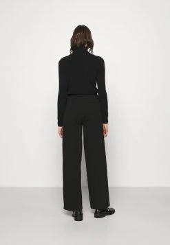 Anna Field BELTED FLARED LEG PANTS - Pantalones - Black, Mujer -Anna Field Moda 298ad0d0ed114be0888c5b7a351817c5