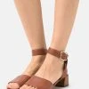 Anna Field LEATHER - Sandalias - Cognac, Mujer -Anna Field Moda 2a213c3965394a758f4917f201cb2686