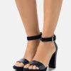 Anna Field LEATHER - Sandalias De Tacón - Dark Blue, Mujer -Anna Field Moda 2ae4a4ed9cbe44d3a856308265bc7ae4
