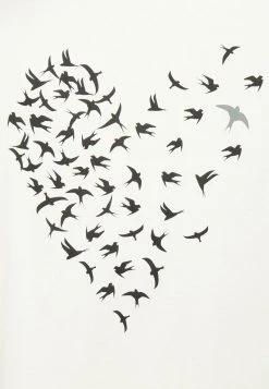 Anna Field MANDALA BIRD HEART TEE - Camiseta Estampada - White, Mujer -Anna Field Moda 2cde65d9c41945c28a8835969c262884