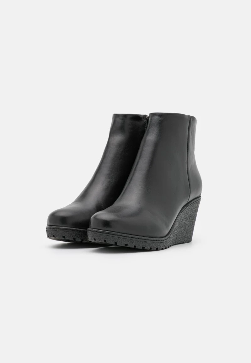 Anna Field LEATHER WINTER BOOT - Wedge Ankle Boots - Botines Bajos - Black, Mujer 5 Anna Field LEATHER WINTER BOOT - Wedge Ankle Boots - Botines Bajos - Black, Mujer - Imagen 3