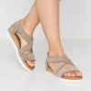 Anna Field LEATHER - Sandalias Con Plataforma - Beige, Mujer -Anna Field Moda 2e3ef3a2e2c14fd6b331cb91f01cd6af