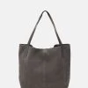 Anna Field LEATHER - Bolso De Mano - Anthracite, Mujer